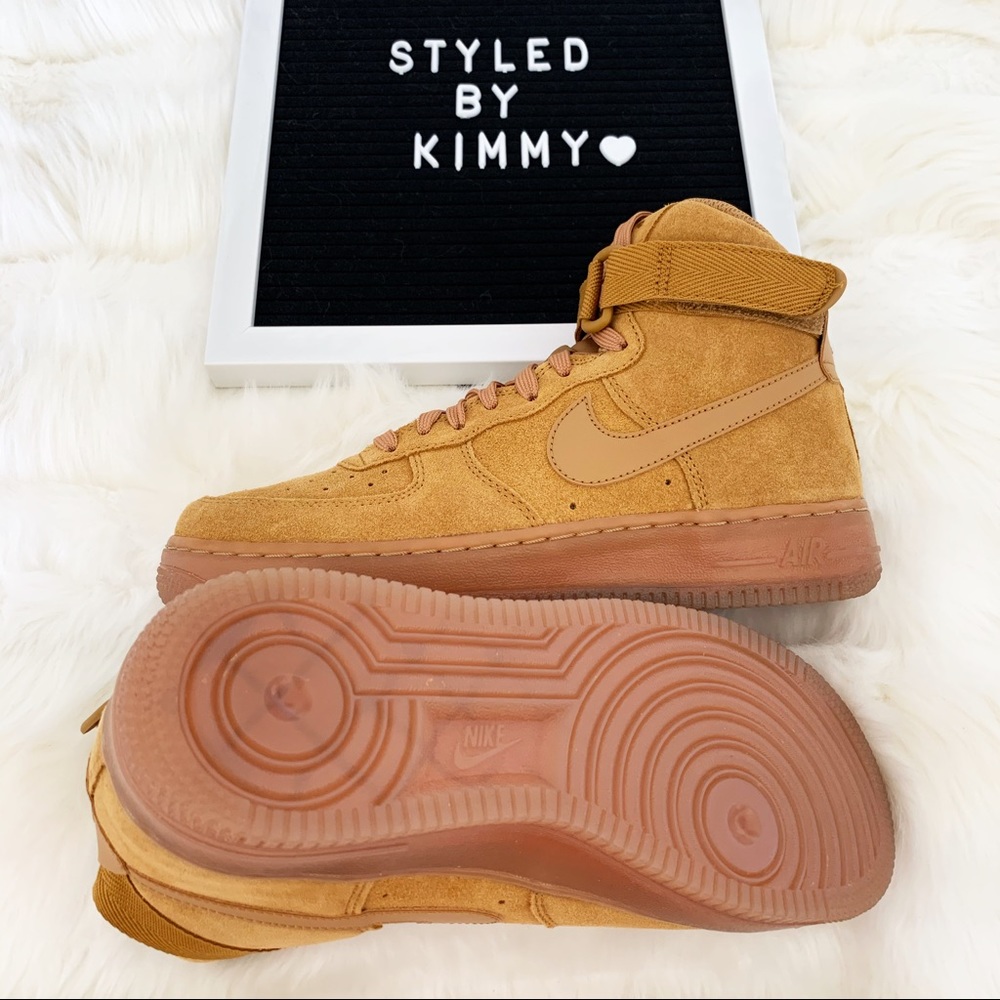 NIKE Air Force 1 High Top Sneakers Shoes New - Picture 4 of 7